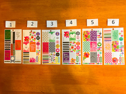 Decorative Full Box Sticker Sheets