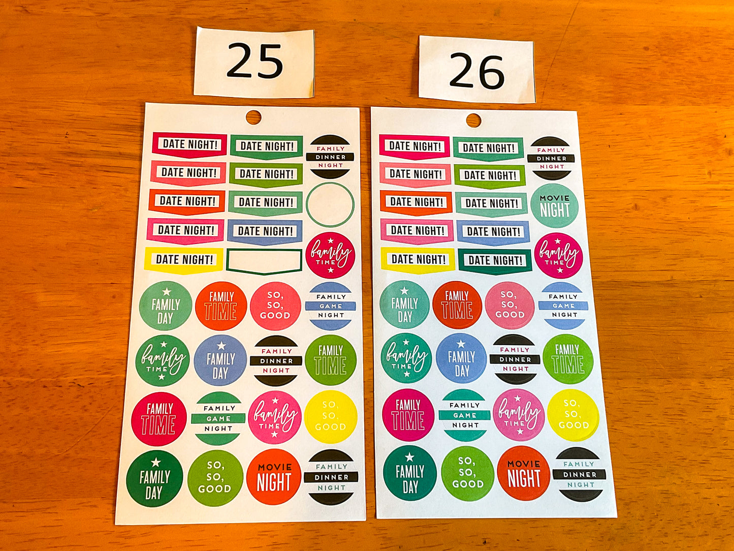 TGIF Sticker Sheets