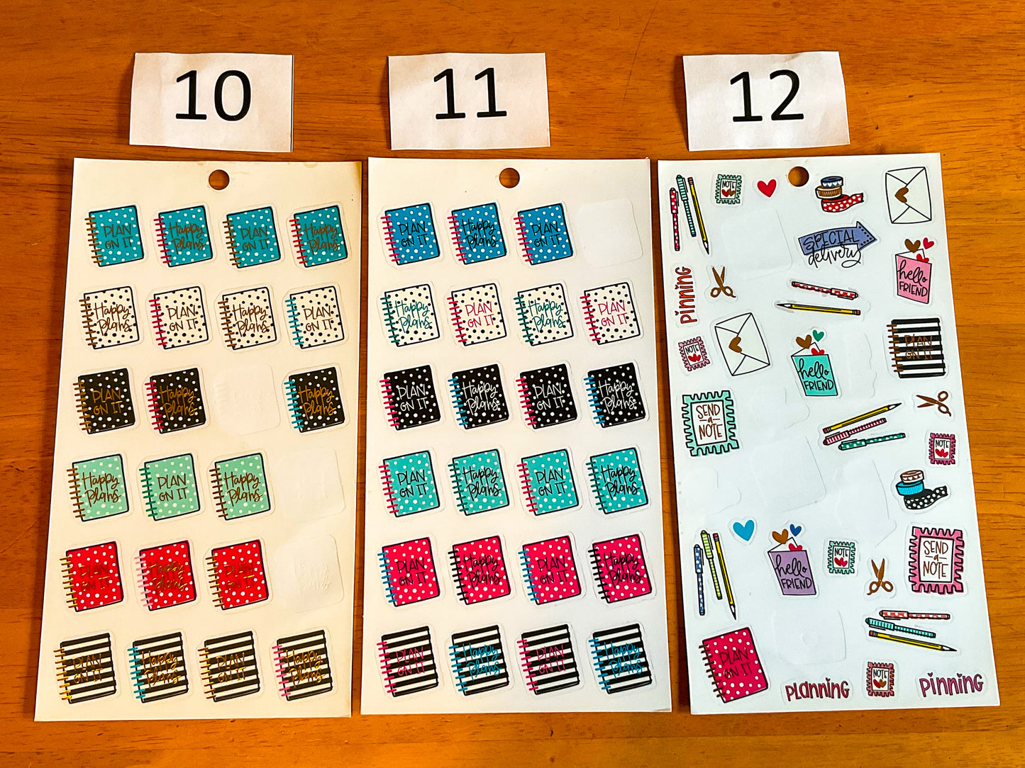 Planning & Crafting Sticker Sheets