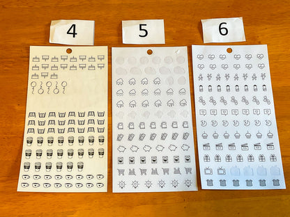 Task Icon Sticker Sheets