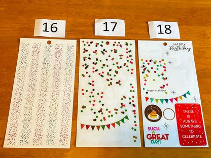 Birthday Sticker Sheets