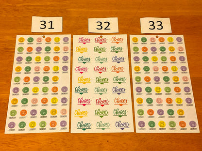 Cleaning Sticker Sheets