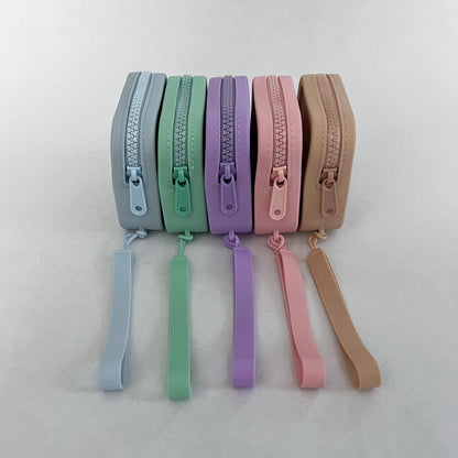 Square Silicone Pouch - Pastel