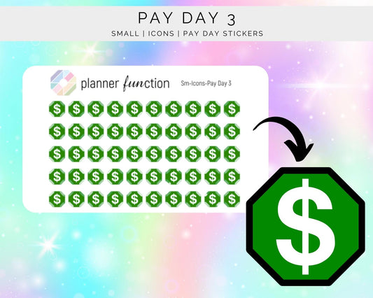 Pay Day 3 Stickers - Small