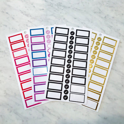 One-third Box Sticker Sheets