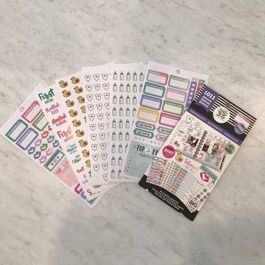 Pregnancy Sticker Sheets