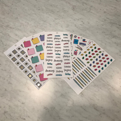 Planning & Crafting Sticker Sheets