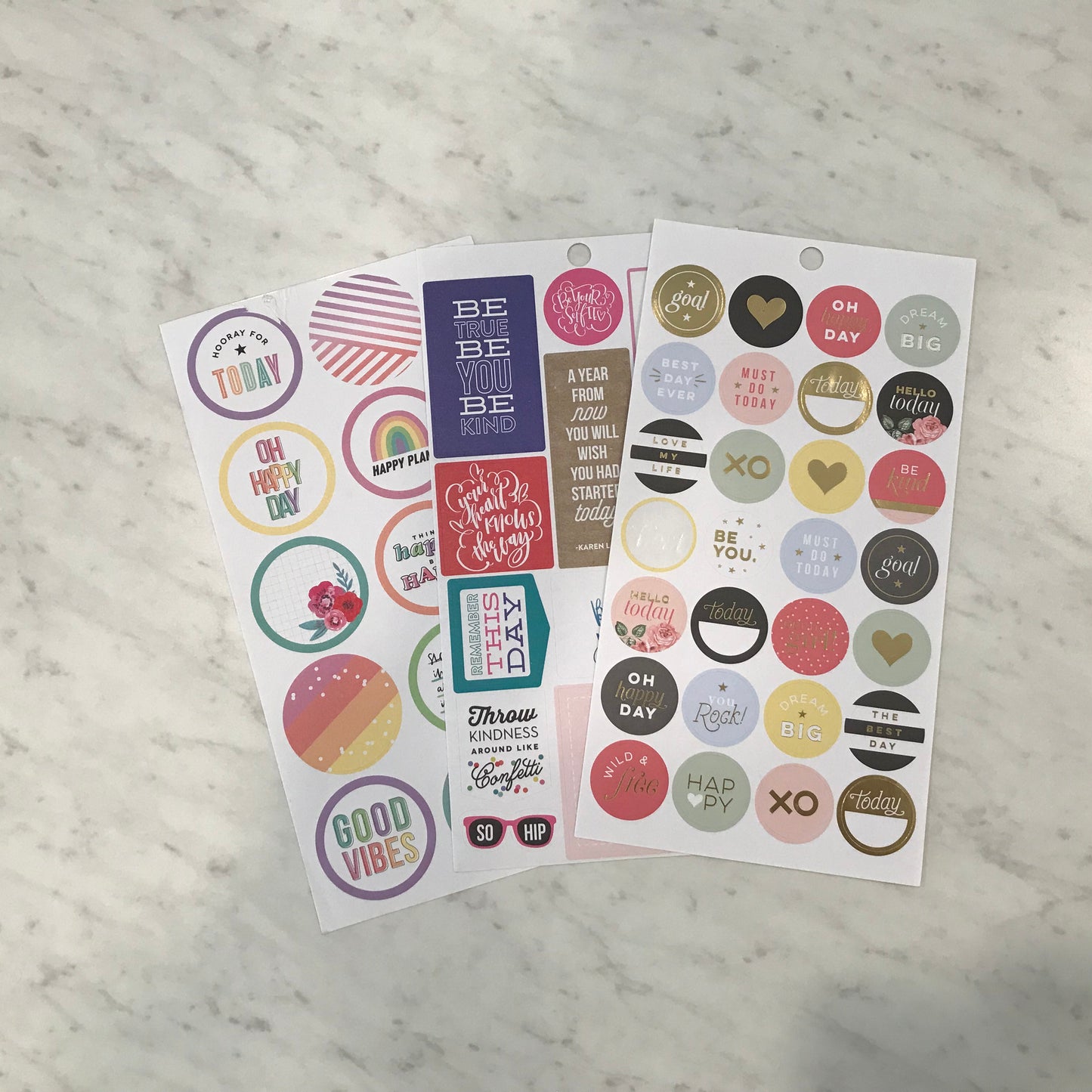 Paper Quotes Sticker Sheet