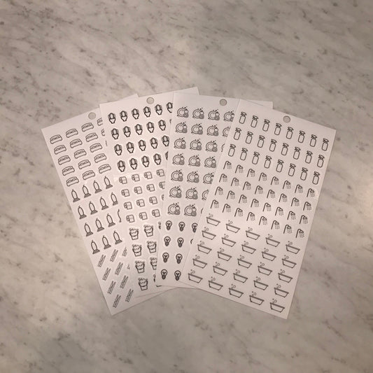 Cleaning Sticker Sheets