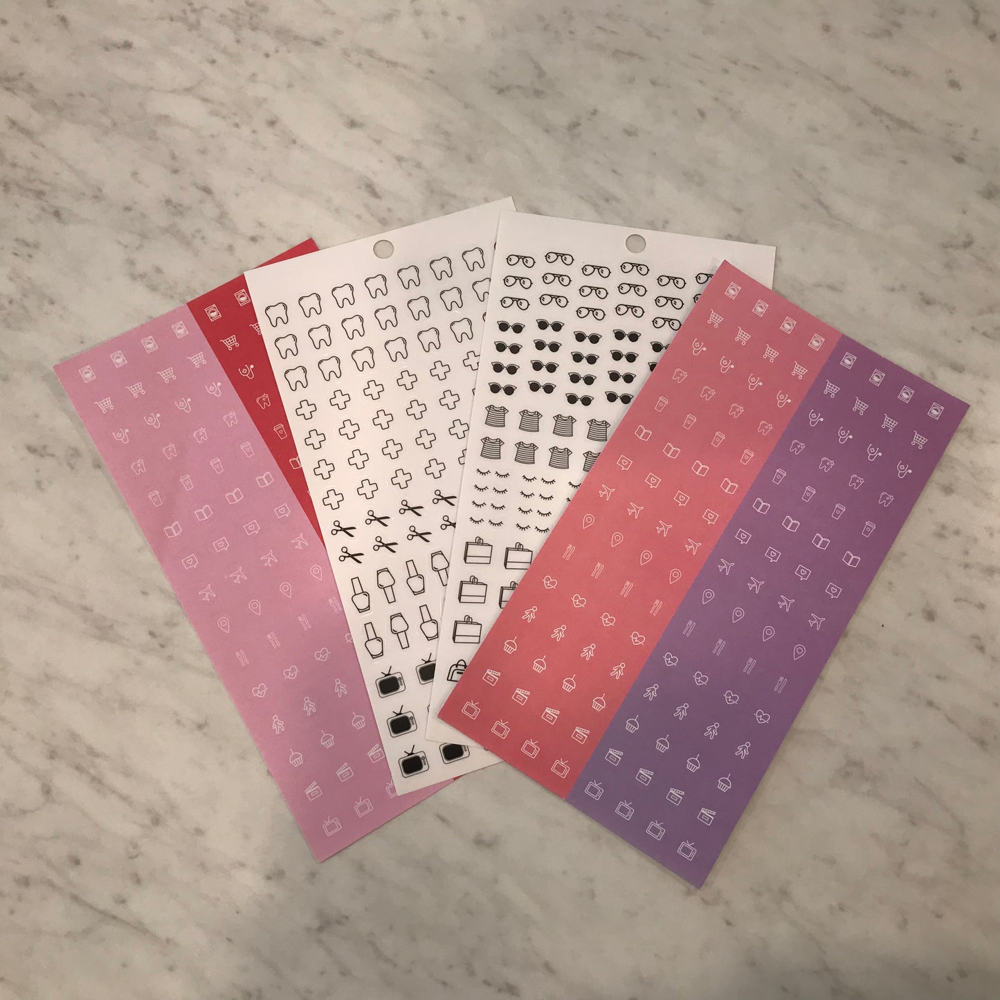 Task Icon Sticker Sheets