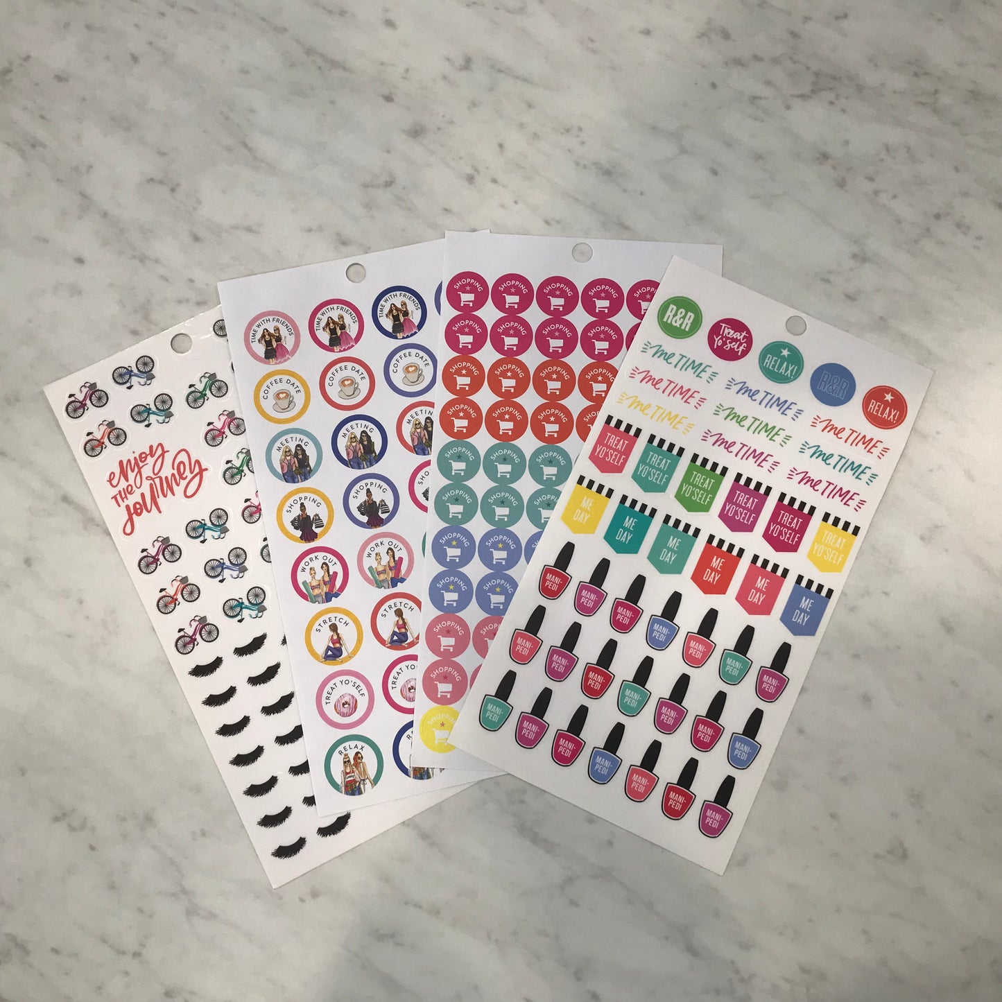 Treat Yo’ Self Sticker Sheets