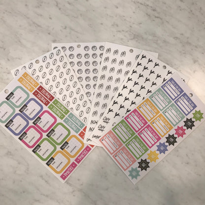 Sports Sticker Sheets